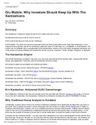 A strong body lays the foundation for a strong mind, which leads to strength of heart, character, and ultimately spirit. Pdf Why Investors Should Keep Up With The Kardashians Laura Casey And Daria Woods Academia Edu