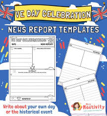 Jul 08, 2020 · in ks2 pupils will learn about alliteration which can be used to great effect in newspaper headlines. Ve Day Celebration Newspaper Report Template Primary Teaching Resources