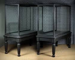 The price is for both cabinets. Pair Late 19th C Museum Display Cabinets On Stand Antiques Atlas