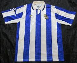 Introducing sheffield wednesday fc 2021/22 home and away kits. Sheffield Wednesday Retro Home Shirt Jersey Umbro 1990 1991 The Owls Men Size Xl Ebay