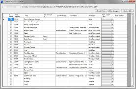 My Chart Of Accounts Utility Qb Utility