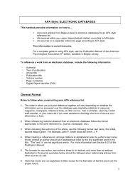 This page reflects the latest version of the apa publication manual (i.e., apa 7), which released in october if you are using more than one reference by the same author—or the same group of authors listed in the same order—published in the same year. 1 Apa Style Electronic Databases General Format