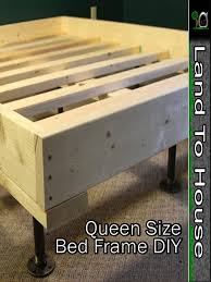 Amazon Com Queen Size Bed Frame Diy Seth Johnson Seth Johnson I used rough sawn poplar and milled it down to the size i needed. queen size bed frame diy seth johnson