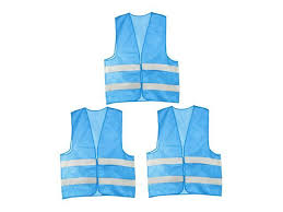 Sfvest safety reflective vest construction building vest safety clothing work vest multi pocket black vest (color : Reflective Mesh Design Security Vest For Jogging Traffic Safety Sky Blue Color 3pcs Facility Traffic Safety Equipment Newegg Ca