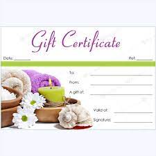 How do you create a gift for the person who has everything? Massage Gift Certificate Examples