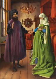 Vielleicht bist du auch interessiert an. Arnolfini And His Bride Arnolfini Portrait Portrait Art Parody