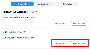 Question answering (qa) is a computer science discipline within the fields of information retrieval and natural language processing (nlp). Using Q And A As The Webinar Host Zoom Help Center