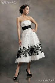 Easy dresses that pair well with. Black And White Short Wedding Dress Fashion Dresses