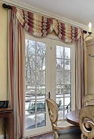 Valance Ideas For French Doors And 3 Tips To Follow Dining Room Window Treatments Dining Room Windows Window Treatments Living Room