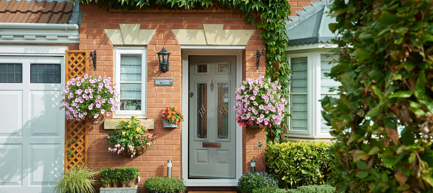 classic doors with side panels