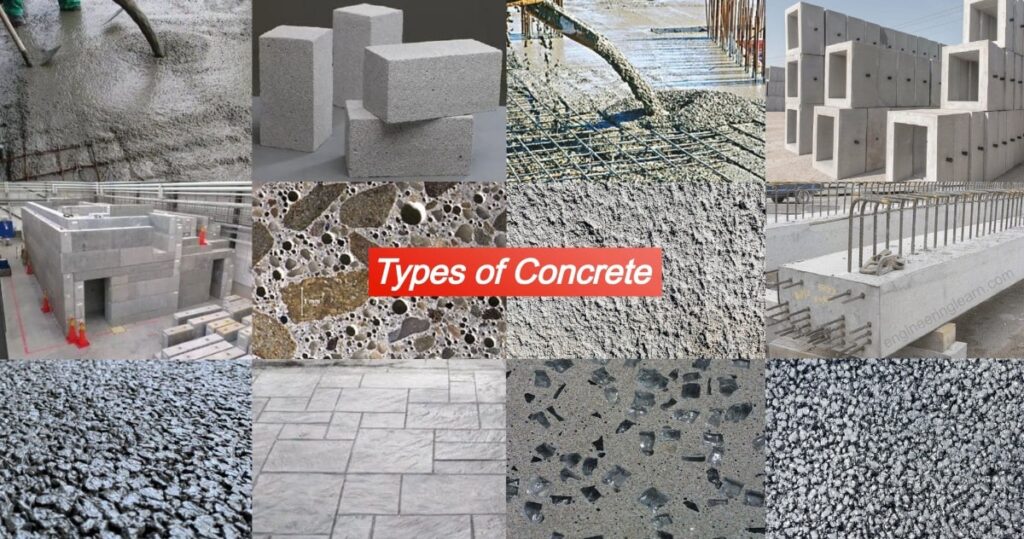 How Many Types Concrete at Sanford McCoy blog