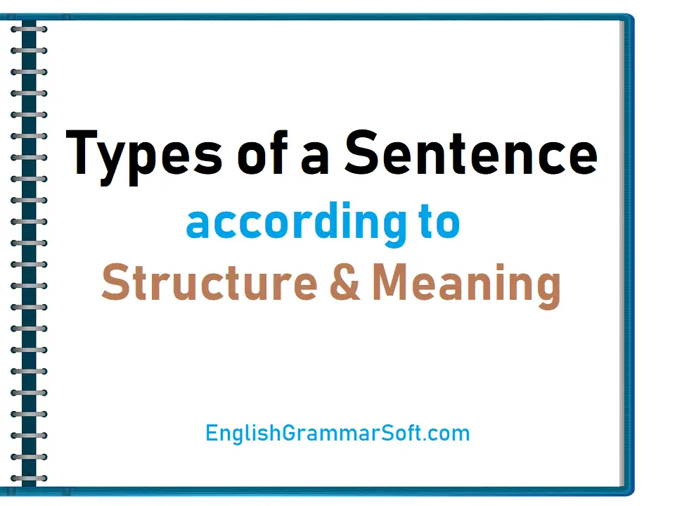 types of a sentence with examples