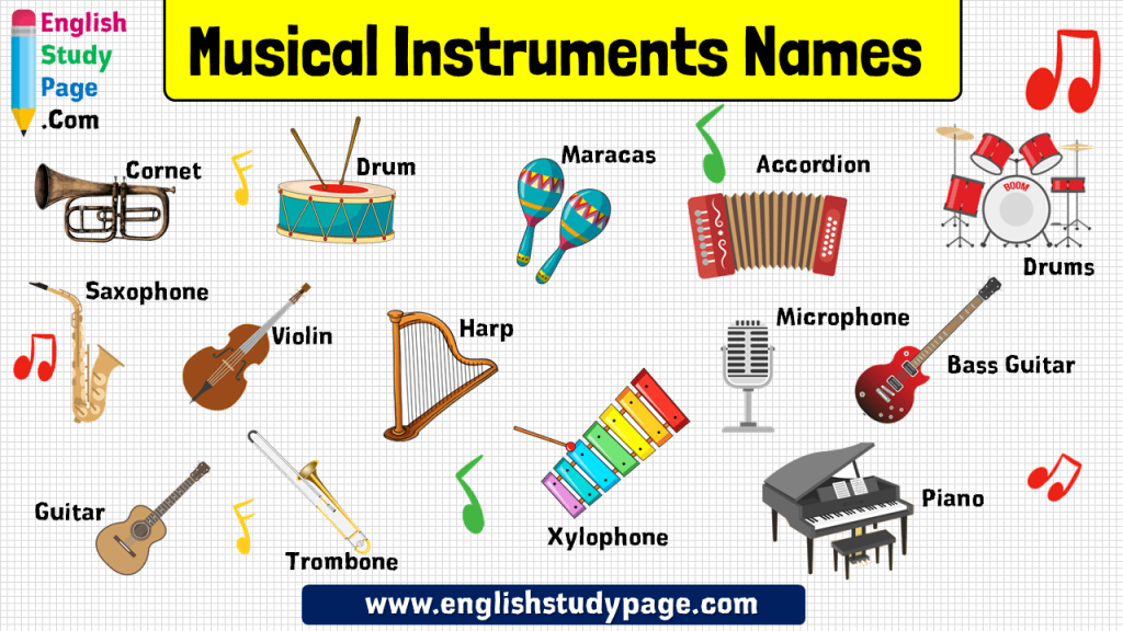 Alphabetical List Of Musical Instruments