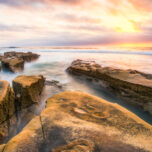 Ocean carved rocks