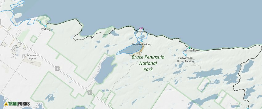 Udělej sněhuláka Panovník Plánováno bruce peninsula map Náhodou Světlo ...