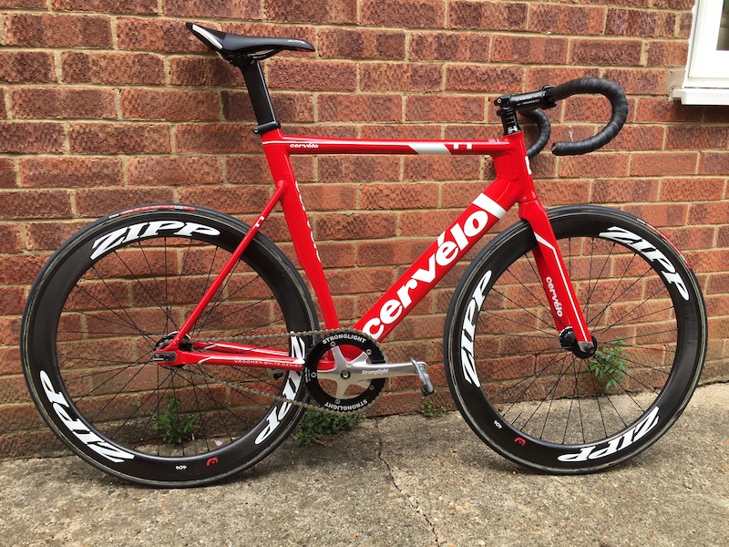 Cervelo T1 Track Bike w/ Zipp 404 For Sale