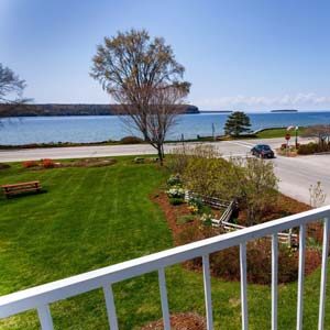 View from the balcony at Ephraim Shores Resort