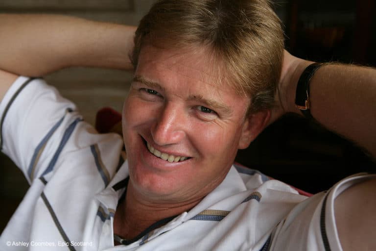 Ernie Els lifts the claret jug at Royal Lytham and St Annes