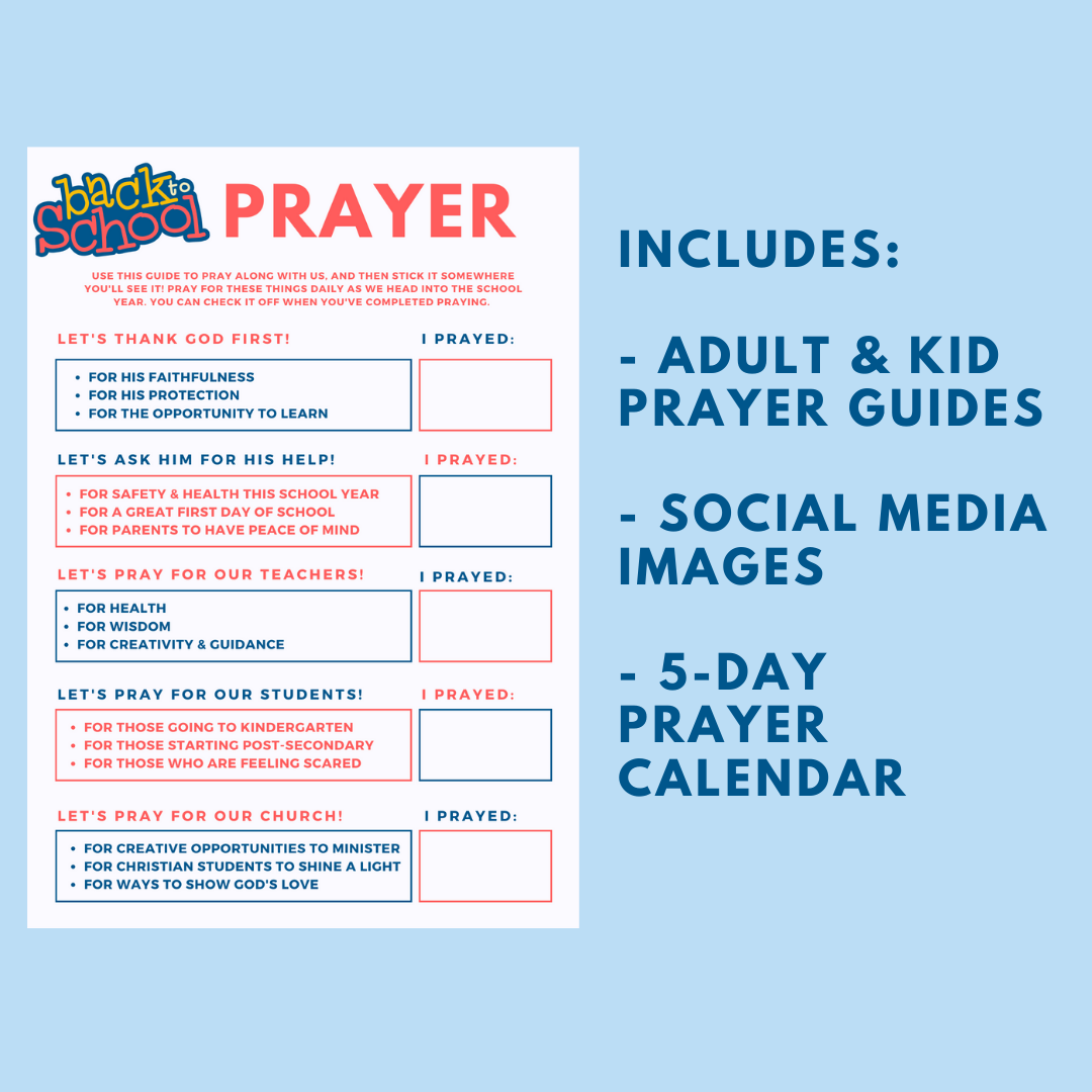 Back to School Prayer Guide – Equip Family