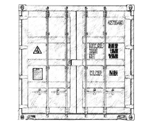 Shipping Container Sketch