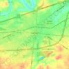 Mapa topográfico East Pennsboro Township, altitud, relieve