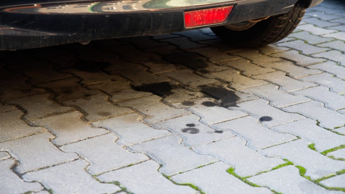 Do you have a transmission fluid leak when parked?