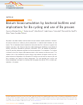 Cover page: Barium bioaccumulation by bacterial biofilms and implications for Ba cycling and use of Ba proxies.