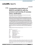 Cover page: Comparative associations of MASLD and MAFLD with the presence and severity of coronary artery calcification