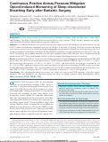 Cover page: Continuous Positive Airway Pressure Mitigates Opioid-induced Worsening of Sleep-disordered Breathing Early after Bariatric Surgery