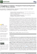 Cover page: Upregulation of Vitamin C Transporter Functional Expression in 5xFAD Mouse Intestine