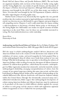 Cover page: Anthropology and the Racial Politics of Culture. By Lee D. Baker