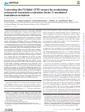 Cover page: Correcting the F508del-CFTR variant by modulating eukaryotic translation initiation factor 3–mediated translation initiation