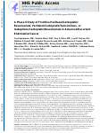 Cover page: A phase II study of frontline paclitaxel/carboplatin/bevacizumab, paclitaxel/carboplatin/temsirolimus, or ixabepilone/carboplatin/bevacizumab in advanced/recurrent endometrial cancer