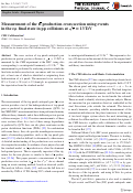 Cover page: Measurement of the tt¯ production cross section using events in the eμ final state in pp collisions at s=13TeV