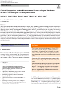 Cover page: Clinical Perspectives on the Molecular and Pharmacological Attributes of Anti-CD20 Therapies for Multiple Sclerosis