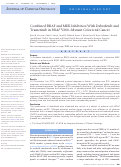 Cover page: Combined BRAF and MEK Inhibition With Dabrafenib and Trametinib in BRAF V600–Mutant Colorectal Cancer