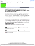 Cover page: RRx-001: a systemically non-toxic M2-to-M1 macrophage stimulating and prosensitizing agent in Phase II clinical trials