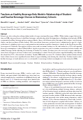 Cover page: Teachers as Healthy Beverage Role Models: Relationship of Student and Teacher Beverage Choices in Elementary Schools