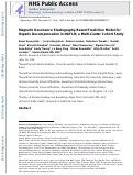 Cover page: Magnetic resonance elastography-based prediction model for hepatic decompensation in NAFLD: A multicenter cohort study