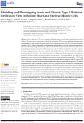 Cover page: Modeling and Phenotyping Acute and Chronic Type 2 Diabetes Mellitus In Vitro in Rodent Heart and Skeletal Muscle Cells