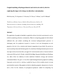 Cover page: Coupled modeling of hydrogeochemical and electrical resistivity data for exploring the impact of recharge on subsurface contamination