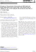 Cover page: Erratum to: Measurements of top-quark pair differential and double-differential cross-sections in the ℓ+jets channel with pp collisions at s=13 TeV using the ATLAS detector [Eur. Phys. J. C 79 (2019) 1028]