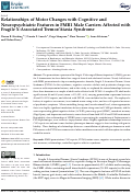 Cover page: Relationships of Motor Changes with Cognitive and Neuropsychiatric Features in FMR1 Male Carriers Affected with Fragile X-Associated Tremor/Ataxia Syndrome