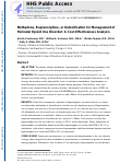 Cover page: Methadone, Buprenorphine, or Detoxification for Management of Perinatal Opioid Use Disorder: A Cost-Effectiveness Analysis.