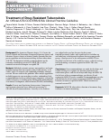 Cover page: Treatment of Drug-Resistant Tuberculosis. An Official ATS/CDC/ERS/IDSA Clinical Practice Guideline