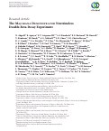 Cover page: The MAJORANA DEMONSTRATOR Neutrinoless Double‐Beta Decay Experiment