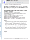 Cover page: Quantifying Sexual Orientation Among Homeless and Unstably Housed Women in a Longitudinal Study: Identity, Behavior, and Fluctuations Over a Three-Year Period