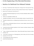 Cover page: In Situ Engineering of the Electrode–Electrolyte Interface for Stabilized Overlithiated Cathodes