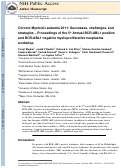 Cover page: Chronic myeloid leukemia 2011: successes, challenges, and strategies--proceedings of the 5th annual BCR-ABL1 positive and BCR-ABL1 negative myeloproliferative neoplasms workshop.