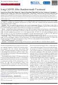 Cover page: Long COVID After Bamlanivimab Treatment